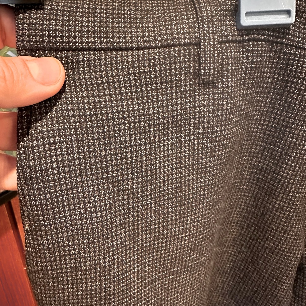 Matinique Luxury Wool Pants - Blue and Grey subtle pattern - Size 48 (32W)